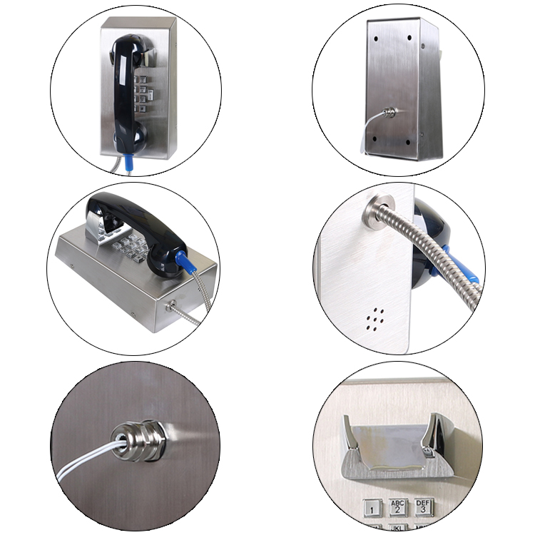 Heavy Duty, Vandal Resistant Metal Telephones