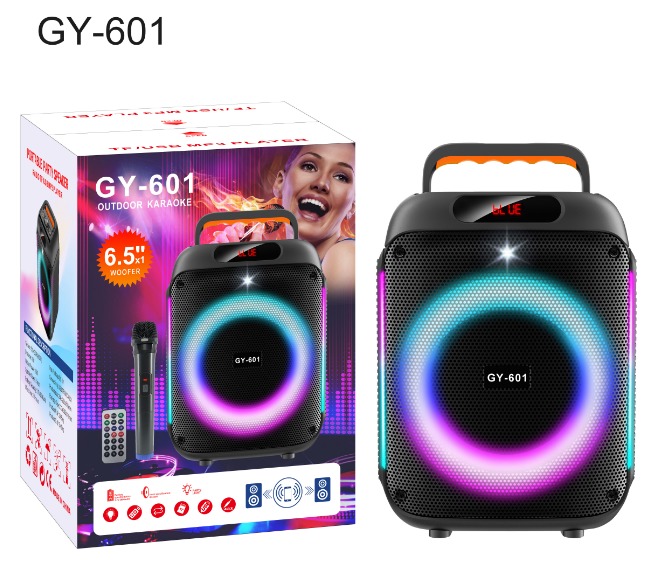 Wireless Bluetooth Portable Party Speaker With 30W Output RMS Power 6 Quot Woofer For Superior Sound