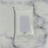 Buy cheap White Middle Seal Custom Pouches Packaging Wet Wipe Bag ISO9001 Certification from wholesalers