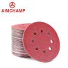 Buy cheap 5 Inch 125mm Hook And Loop Sanding Disc Red Aluminum Oxide Sand Paper from wholesalers