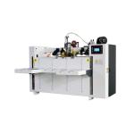Semi Auto Corrugated Carton Box Stitching Machine Equipment Double Servo Motor