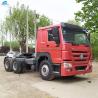 Buy cheap 375hp Second Hand Tractor , Howo Tractor Truck Sinotruck Brand 2015 Year from wholesalers
