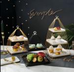 3 Tier 31.5cm Height Steel Fruit Basket Powder Coated Eco Friendly