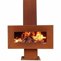 Buy cheap Freestanding Rusted Corten Steel Outdoor Fireplace Garden Warming product