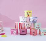 Party Decorating Set Ivory Paperboard Muffin Baking Cups