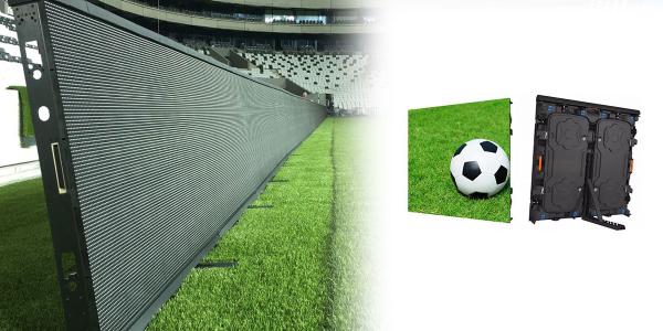 Buy cheap 10000 Pixel/sqm Resolution Stadium LED Display made from Cold Rolled Steel and SMD3535 from wholesalers