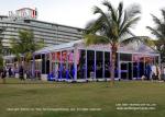 Glass Walls Clear Aluminum Tents Marquee For 300 People
