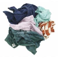 Buy cheap Industrial Rag Colors 100% Cotton 50lb packing industrial use Cleaning hotel product