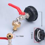 3/4''1/2 Coarse Thread Connector Replacement Valve Fitting Parts with Flange