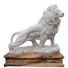 Buy cheap European style Granite lion statue from wholesalers