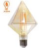 Buy cheap D95 E27 filament bulb amber Diamond edison LED Filament Bulbs 220-240V 8W led bulb from wholesalers