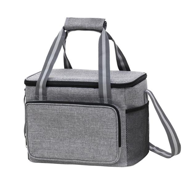 Buy cheap Thermal Cooler Insulation Bags For Picnic 15L Big Capacity Grey from wholesalers