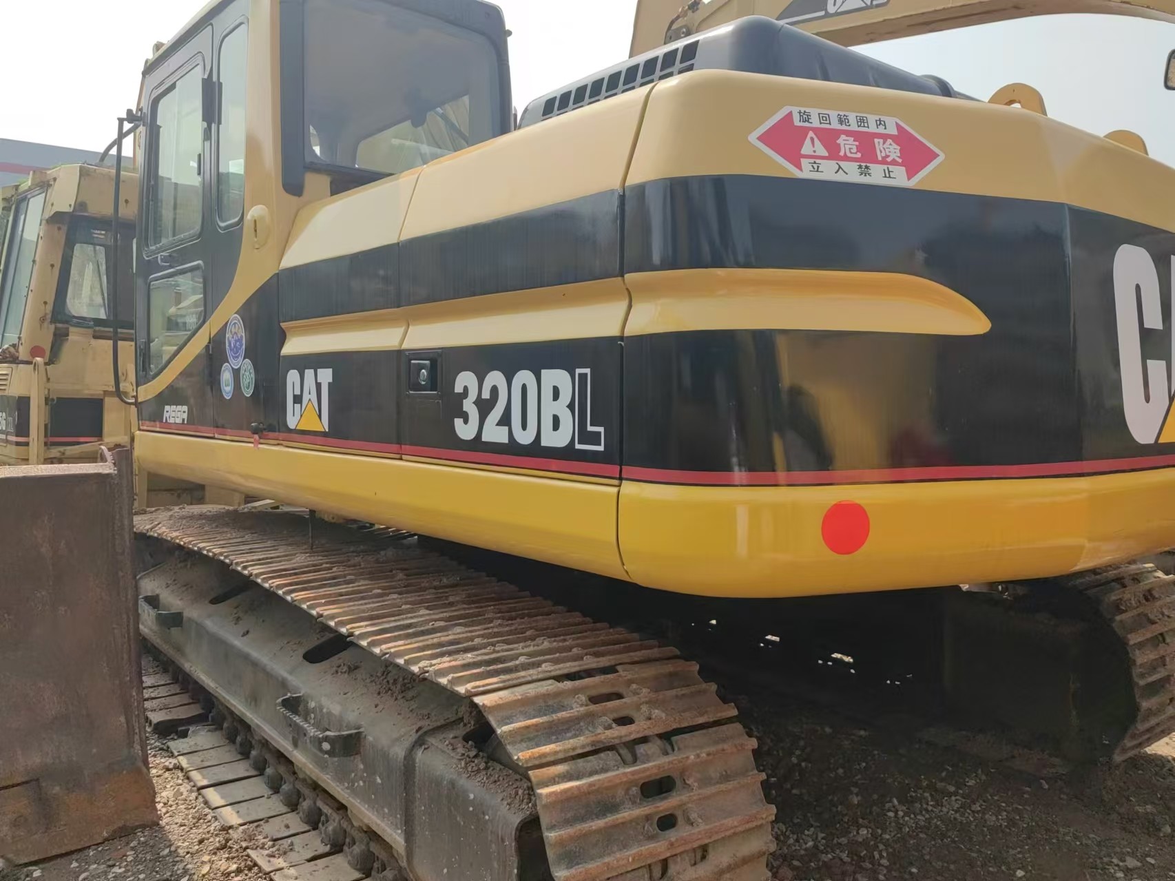 20 Ton Used Caterpillar 320B Original Paint Digger Econdhand Cat Excavator Machinery