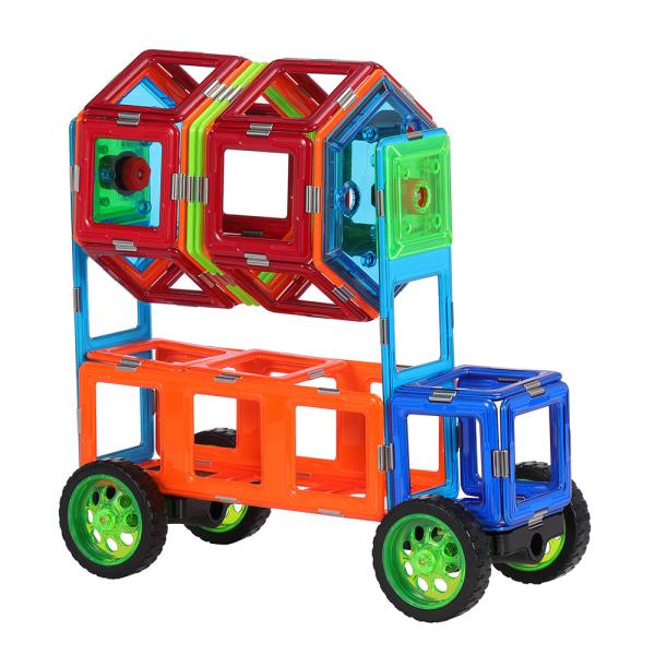 Buy cheap Educational Magnetic Blocks Fuel Tanker Truck ，Magnetic Tiles Truck 3D Construction from wholesalers