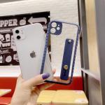 Anti Lost Finger Grip Phone Case High Clear Back Bumper For Iphone 11