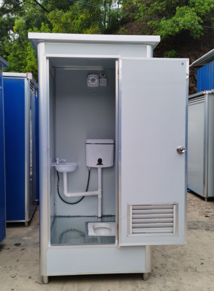 Eco Friendly Shipping Container Toilets , Temporary Prefab Mobile Toilet Container