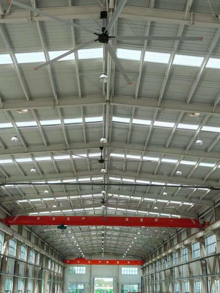 Buy cheap 24 Foot Ceiling Fan Big Commercial Ceiling Fans Optimal Air Circulation Remote Control from wholesalers