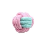 Dog Toys Fashionable Interactive Pink TPR Rope Interactive Chew Cleaning Tooth