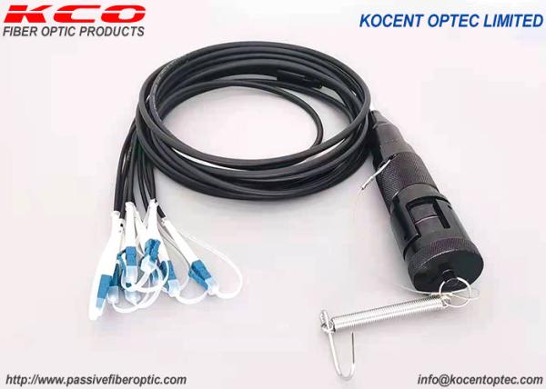 Buy cheap FTTA Fiber Optical Patch Cables 4fo 8fo 12fo Waterproof Tactical Armoured YZC Connector from wholesalers