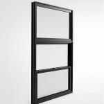 Low E Double Glazed SKATE Double Hung Windows Heat Insulation And Australian