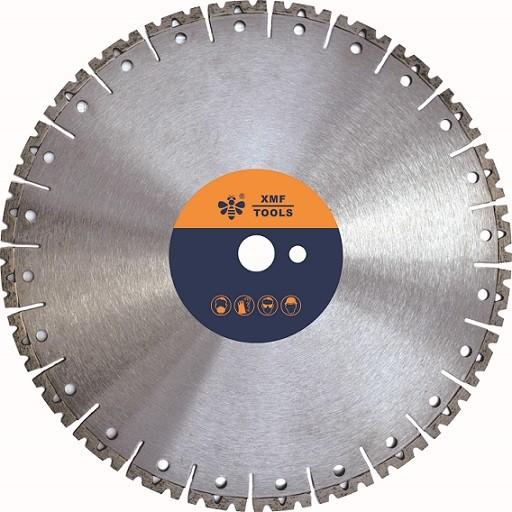 Buy cheap GP 16 " 14 " Segmented Diamond Saw Blade , W Type Diamond Stone Cutting Disc from wholesalers
