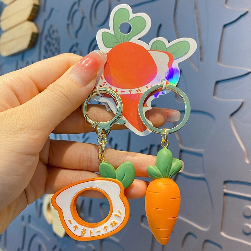 Mini Cartoon Keychain Soft Silicone Material for Kid Party Favors and Goodie Bags