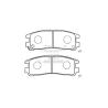Buy cheap OEM SFP000929 land rover brake pad Lucas Girling Braking System from wholesalers