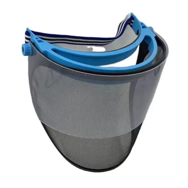 Mesh Face Shield Visor Full-Face Splash-Proof FaceShield Forestry Helmets