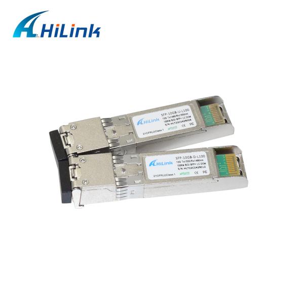 Buy cheap 10Gb/S 100KM BiDi SFP+ Transceiver 1490/1550nm Single Module LC Connector DOM from wholesalers