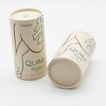 Reusable Cardboard Tube Gift Box , Empty Cardboard Deodorant Containers