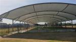 Permanent Building Big Membrane Steel Shade Structure For 130x200 Feet