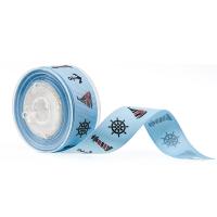 Buy cheap 19mm 2 Colors Printed Grosgrain Ribbon For Cosmetic Packaging Decoration product