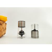 Buy cheap Adjustable Stainless Steel Manual Pepper And Salt Grinder Clear Acrylic Food product