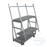 Buy cheap Flower Transport Danish Flower Trolley Cc Plant Rack With Wheels from wholesalers