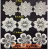 Buy cheap Handmade Crochet Flowers DIY Clothing accessories Cotton material Colorful decorative from wholesalers