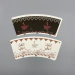 Raw Material PE Coated Paper Cup Fan Oilproof Customized colors