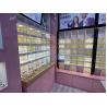 Buy cheap Metal Halide Eyeglass Storage Cabinets 8mm Tempered Glass Wall Cabinet from wholesalers