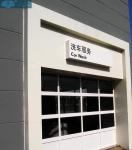 Sectional Overhead Organic Tempered Glass Sliding Garage Door