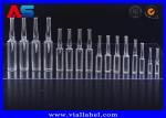 Custom Printing Injection Mini Clear Glass Ampoules 1ml 2ml 3ml 5ml 10ml 20ml