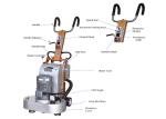 220V High Power 28 Inch 6 Heads Floor Polisher Single Phase Multifunctional