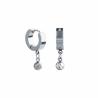 Buy cheap Latest Designs Surgical Steel Small Crystal Huggie Jewelry Hoop Earrings Women For Girls from wholesalers
