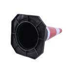 Rubber Road Work Cones 50cm PE Traffic Safety Cone Warning Sign