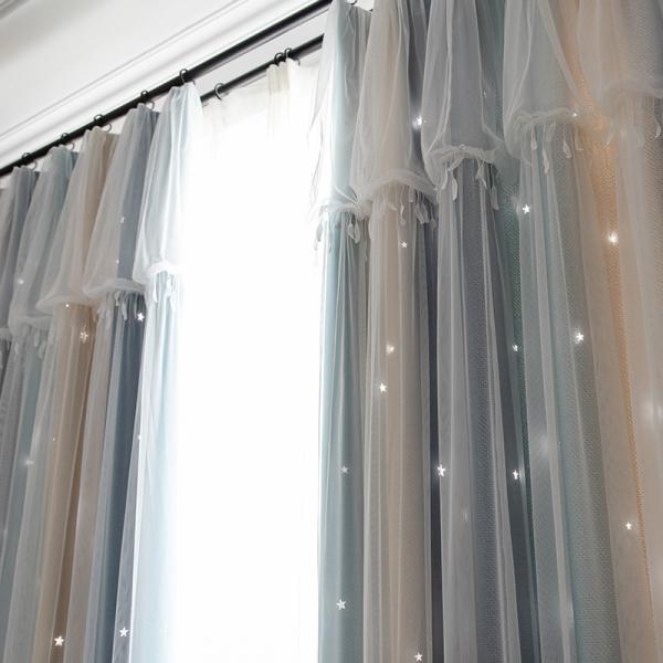 Window White Tulle Upholstery Curtain Fabric Silk Soft Warmful Yarns