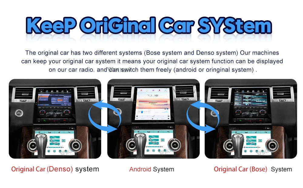 10.4 Inch Android Car Radio Range Rover Sport L320 2009-2013 Aftermarket Head Unit Touch Screen Multimedia Player