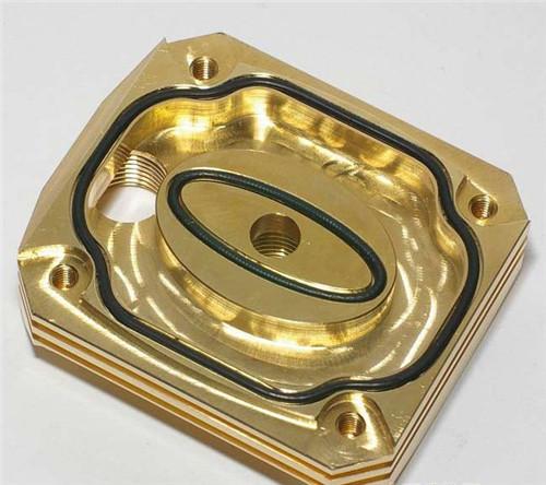 Buy cheap China Custom Precision Machined Gold Plated Brass Guitar Neck Plate Manufacturer from wholesalers