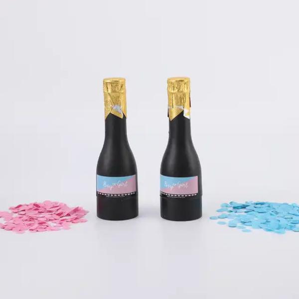 Buy cheap Eco Friendly Party Supplies Gender Reveal Confetti Cannon Pink Blue from wholesalers