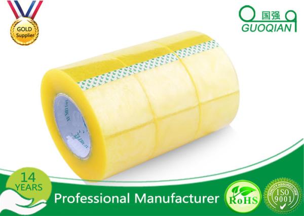 Buy cheap Pressure Sensitive BOPP Packing Tape Strong Adhesive Single Sided Clear Shipping Tape from wholesalers