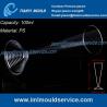 Buy cheap PS 3.3 OZ disposable plastic customized wine glasses and cup mold /dessert wine cup mould from wholesalers