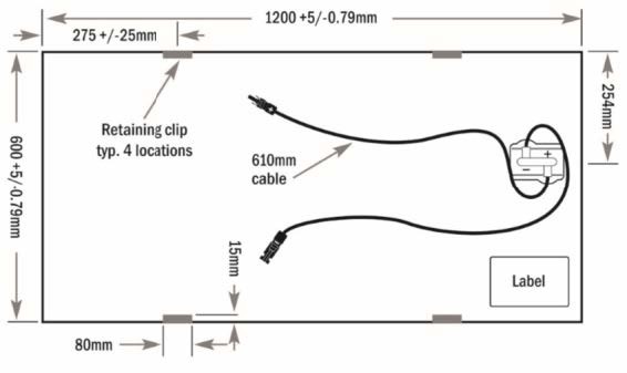 PVTF115 High Efficiency Solar Panels 115W Double Glass Thin Film Solar Modules