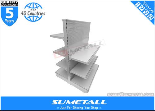 Buy cheap Commercial Retail Store Display Shelves , Steel Grocery Store Display Racks Double Side from wholesalers
